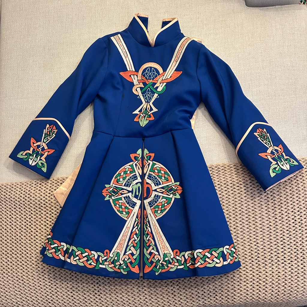 Girls Irish Feis Dress For Irish Dance Competition